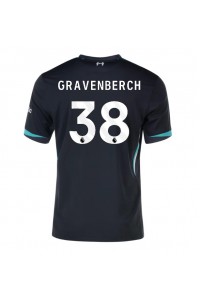 Fotbalové Dres Liverpool Ryan Gravenberch #38 Venkovní Oblečení 2024-25 Krátký Rukáv